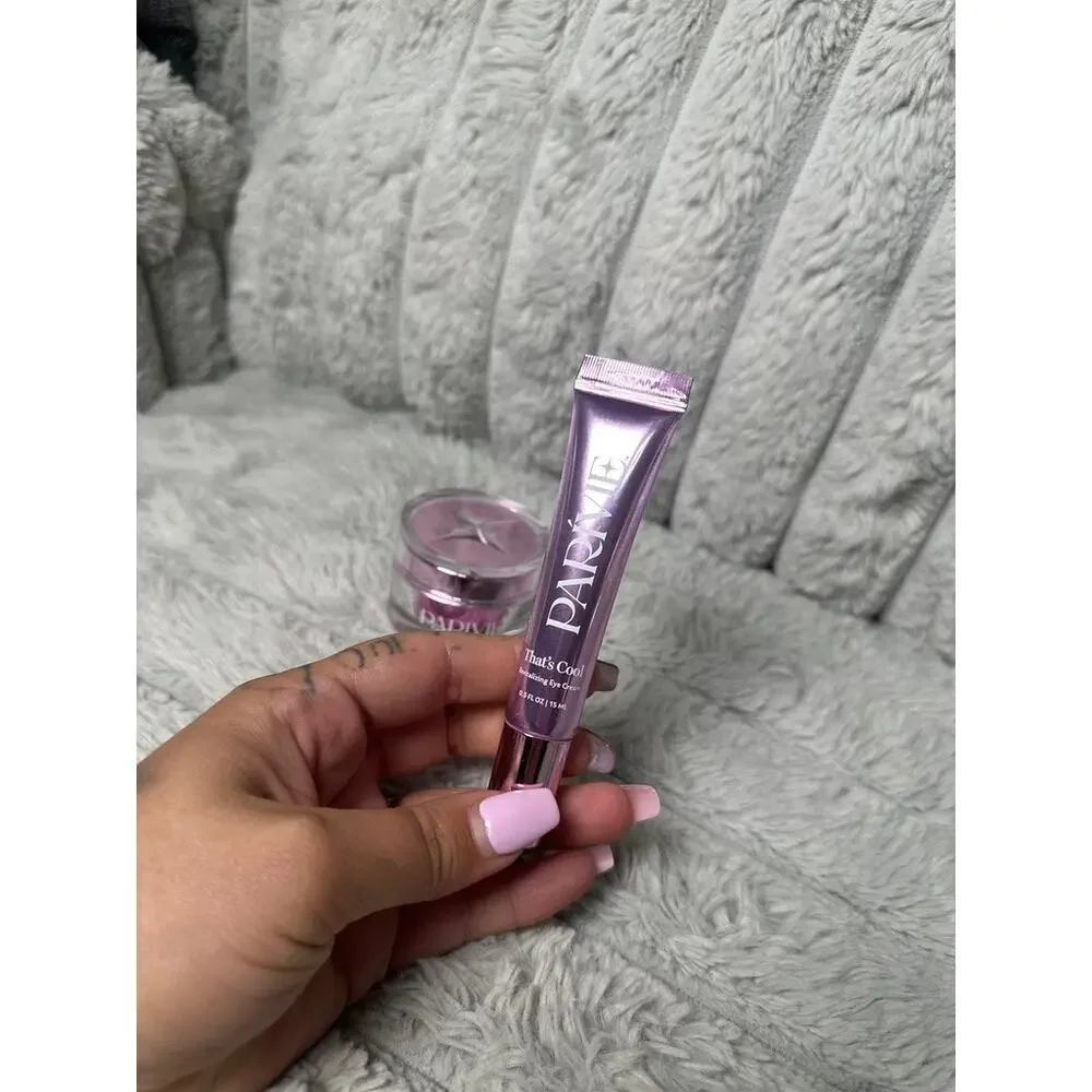 Parivie Cooling Metal Tip Eye Duo Depuff Brighten Tired Eyes Skincare Set New